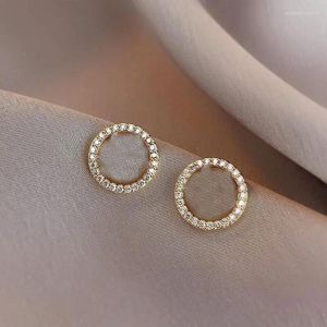 Stud Earrings Lissi-Sterling 925 Sterling Silver 18K Gold WomeEarringn Luxury 5A Zircon High Quality ForJewelry Jewellery Gifts Christmas