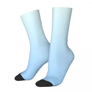 Мужские носки Happy Funny Designer Pastels Collection Baby Blue Vintage Harajuku Gradient Colorful Street StylePattern Crew Sock