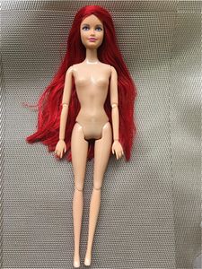 Dolls Joint Body Head Cute Doll Collection Rooted Hair Heads 16 Lady Toy Parts Male Female 231124