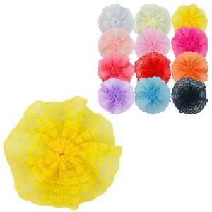 Accessori per capelli Misti fatti a mano Nastro di pizzo colorato Fiocco in gros-grain Fiori con clip per bambini Abbigliamento per ragazze Gioielli per animali domestici