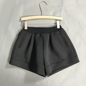 Women's Shorts SuperAen Space Cotton Shorts Women's White Summer and Autumn Wear Casual Loose Oversized Black Wide Leg Shorts 230425