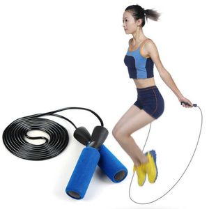 Jump Ropes Women Iose Weight Jumping Rope Fitness Training equipment The Man Gym Weighted Jump Cord Jumping Bearing Handle Wire Skipping P230425