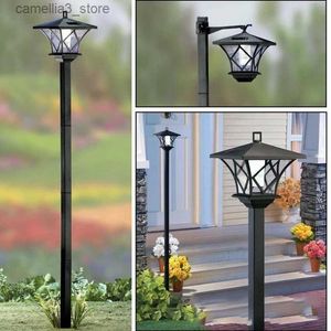 LAGNA LAMPS 1,5 m LED Solenergi Traditionell Garden Lamp Post Lamptost Lantern Light Decor Q231125