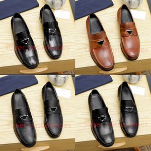 Designer klänningskor italienska loafers män skor klassiker mockasins svart vit äkta läder kontor bröllop promenad skor 38-45