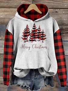 Herrtröjor tröjor glada christmas vinter tröja kläder jul julgran mönster tröja streetwear hip hop pullover topps 231124