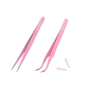 Ferramentas de assadeira Tweezer Aço inoxidável Antecedor antiestático Tweezers Precision Clip Sugar Beads cotovelo/decoração de bolo reto LX5278 D DHTRE