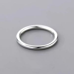 S999 REAL Silverförlovningsringar 999 Sterling Silver Wedding Band Rings for Women