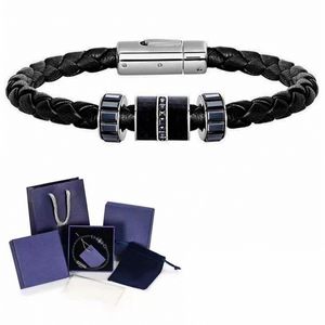 Pulseira de pulseira clássica Brange Bangle Blema Black Black Womens masculino Mulheres Mulheres Meninas Black Swan Bracelets Jóia Namorada Garda