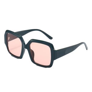 Marken-Designer-Sonnenbrille, vierseitig, rosa, übergroße Gläser, PC-Vollrahmen, hochwertige Mode-Sonnenbrille, leichter und bequemer Sonnenschutz