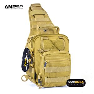 Açık çantalar taktik askı çantası askeri avcılık Accessori EDC su geçirmez omuz çantası erkekler için cordura kumaş dayanıklı kamp paketi molle 230424