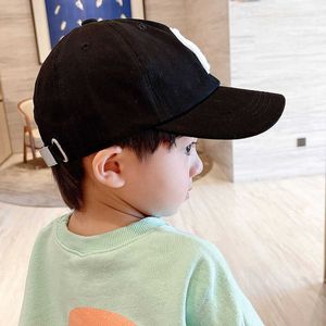帽子韓国の手紙刺繍キッズ野球帽子キャンディー夏の男の子の女の子サンバイザーキャップ調整可能な子供ビーチハット