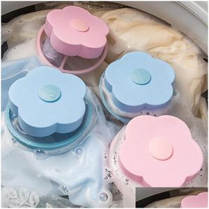 Vacuum Parts Accessories Hair Removal Catcher Filter Mesh Pouch Cleaning Balls Bag Dirty Fiber Collector Washing Hine Laundry Disc Dhcdh