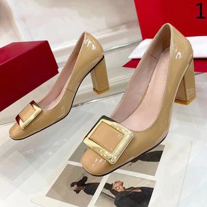 Fashionable high heeled formal shoes, luxurious designer casual shoes, women's high heels. Heel 7cm. Sizes 35-40. With box