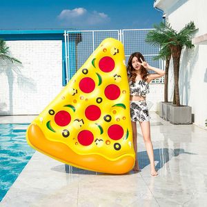 Life Vest Buoy Summer uppblåsbar pizza Swimming Pool Floating Madrass Swimming Ring Circle Cool Water Party Pool Toy Pool Float J230424