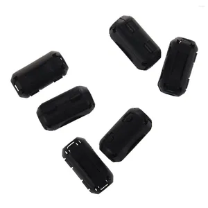 Coleiras de cachorro 6 pcs clipe no filtro de núcleo de ferrite de ruído EMI RFI para cabo de 5 mm