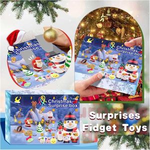 Juldekorationer adventskalender för barn Holiday Countdown med 24 st Micro Lovely Sile Doll Nyckelring 211021 Drop Delivery Ho Dhoyt