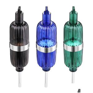 Accessories Ltq Vapor Necter Collector Hookahs Smoking Water Pipe Tobacco Dry Herb Dabber Rig With Metal Bowl Oil Burner Hand Glass Bo Dhcn9