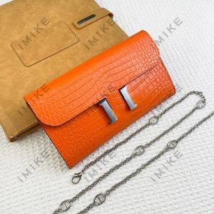 Borsa per la catena del portafoglio femminile di moda sacca inclinata borse per cartoncino classico borsetta per borsetta con cassa in pelle con custodia