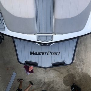 2007 MasterCraft X-45 Schwimmplattform Pad Boot EVA-Schaum Faux Teak Deck Bodenmatte