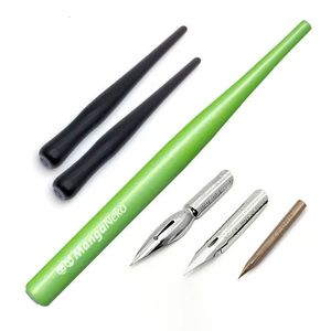 Canetas fonte Manga Dip Pen Set Manga Pen Holder e Zebra G Nib D Nib Round Nib Manga Drawing Pen Tool Set 231124