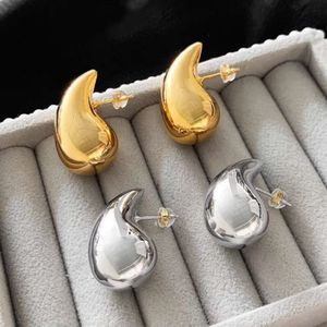 jewelry bottegaly venettaly earrings water drop earrings have niche design sense high-end light luxury fashionable high-quality 925 silver needle earrings