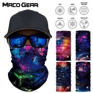 Bisiklet Kapakları Maskeler Erkekler 3D Sakinsiz Sihirli Evren Galaxy Nefes Bandana Spor Bisiklet Kayak Maskesi Binicilik Av Yürüyüşü Yaz Eşarp Kadınları J230422