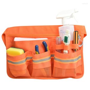 Storage Bottles A2UD Waiter Waist Belt Tool Bag For W/ Pockets KTV Dining Cleaning El Restaurant Cleaner Quality Dacron