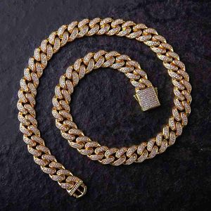 Oem 12mm Custom Cuban Link Chain Rapper Sterling Silver 925 Placcato oro 18k Moissanite Diamond Men Hip Hop Collana Fine Jewelry