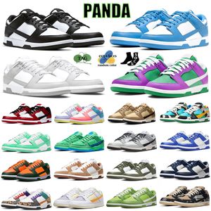 Panda Running Shoes Men Women Designer Sneakers Orange Hummer Team Red Stadium Green Fuchsia Midnight Navy Grey Fog Sundial Low Outdoor Sports Trainers