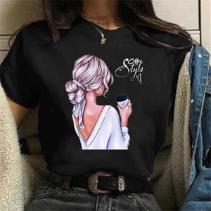 Artı Boyut 3xl Womens T Shirt 2023 Yaz Moda Baskılı Kısa Kollu Grafik Tee Sıradan Gevşek Üst Giyim