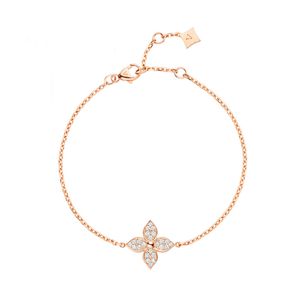 Fashion Charm -armband klassiska klöver designer smycken 18k guld för kvinnor män halsband kedja smycken gåva