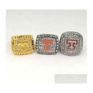 Cluster Rings 3pcs 2008 1998 Tennessee Volunteers World Championship Ring Set بالجملة معجبين الهدايا الهدايا المجوهرات الخاتم DH2MX