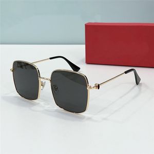 New fashion design square shape sunglasses 0402S metal frame simple and popular style high-end outdoor UV400 protection glasses