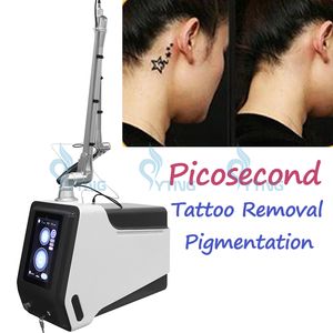 Pico Second Laser Tattoo Remoção Equipamento de beleza Q Switched ND Yag Pico Laser Sun Spots Remoção