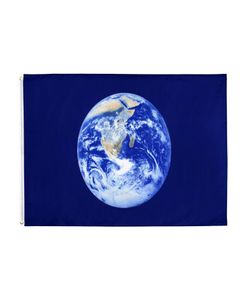 Earth Day Flag Direct factory whole stock 3x5Ft 90x150cm 100 Polyest for Hanging Decoration USA banner3341241