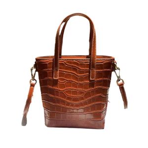 Designer-Tasche von Luxurys, Damen-Handtasche, Krokodilmuster, Hauptschicht, pflanzlich gegerbtes Rindsleder, hochwertige Damentasche aus echtem Leder, Einkaufstasche, Umhängetasche, Umhängetasche