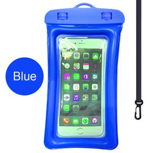 Vattentät telefonpåse Universal Waterproof Phone Case Holder Dry Bag For Travel Passar nästan alla smartphones