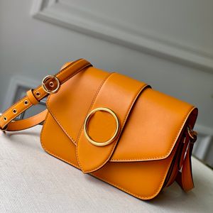 Counter Quality Designer Messenger Bags Blue Women Shoulder Black Crossbody Handbag High Quality Genuine Leather Mens Messenger Brown Bag