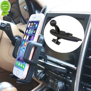 Acessórios para suporte para celulares de slot para carro de carro CD Base de bola de 17 mm para montagem de caça -níqueis para CD para iPhone Samsung Xiaomi GPS suportes