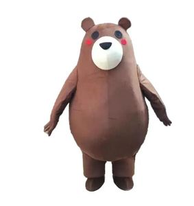 2024 Halloween Cute Brown Animal Mascot Costumes Christmas Halloween Funny Plush Bear Monster Adult Walking Set