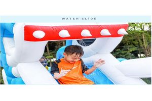 Park aufblasbare Wasserparks Bouncer Garden Supplie Combo Jumper Bounce House Bouncey Slide Funny s Hüpfen mit Ball Pool7791650