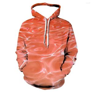 Männer Hoodies Wasser Welle Muster Sweatshirt 3D Druck Männer Frauen Herbst Sudaderas Para Hombres Kinder der Y2K Kleidung