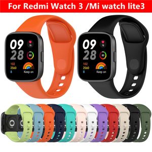 Sport Silicone Band for Redmi Watch 3 / Mi watch lite 3 watchband- Flexible and Comfortable Wristband for Active Lifestyles