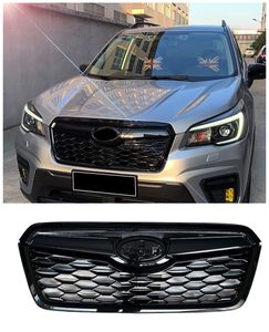 ABS Sport X-Break Style Frontgrill Mesh Kit Oben-Unten Gloss Black Für Subaru Forester 2019-2021 Obere Stoßstangengrills