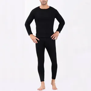 Active Sets Man Winter Thermal Underwear Set Face Sanding Double Warmth Slim Body And High Elasticity Comfortable Breathable