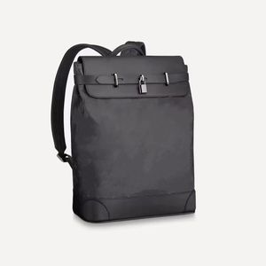 Bolsa de designer mochila de alta qualidade lona de couro impressa com cabeça de bloqueio, bolsa de viagem terrestre masculina de grande capacidade bolsa de montanhismo terceirização doméstica