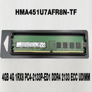 HMA451U7AFR8N-TF 4GB 4G 1RX8 PC4-2133P-ED1 DDR4 2133 ECC UDIMM para SK Hynix Ram Memory