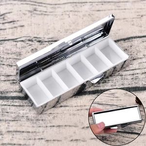 1PC Portable Travel Essential Pill Splitter Pill Case Container for Medicines Organizer Metal Pill Box