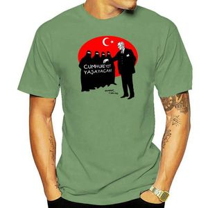 メンズTシャツataturk TシャツモーターサイクルモーターTシャツ3Dヒップホップティーシャツメンロックプリントパンクコスチューム男性クリエイティブTシャツ230426