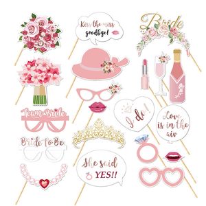 Festive Party Supplies Banner Bandas Rose Gold Bride para ser uma festa de noivado de casamento de Bachelorette Bachelorette